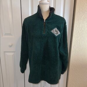 Coldwater Creek Dark Green Fleece Pullover